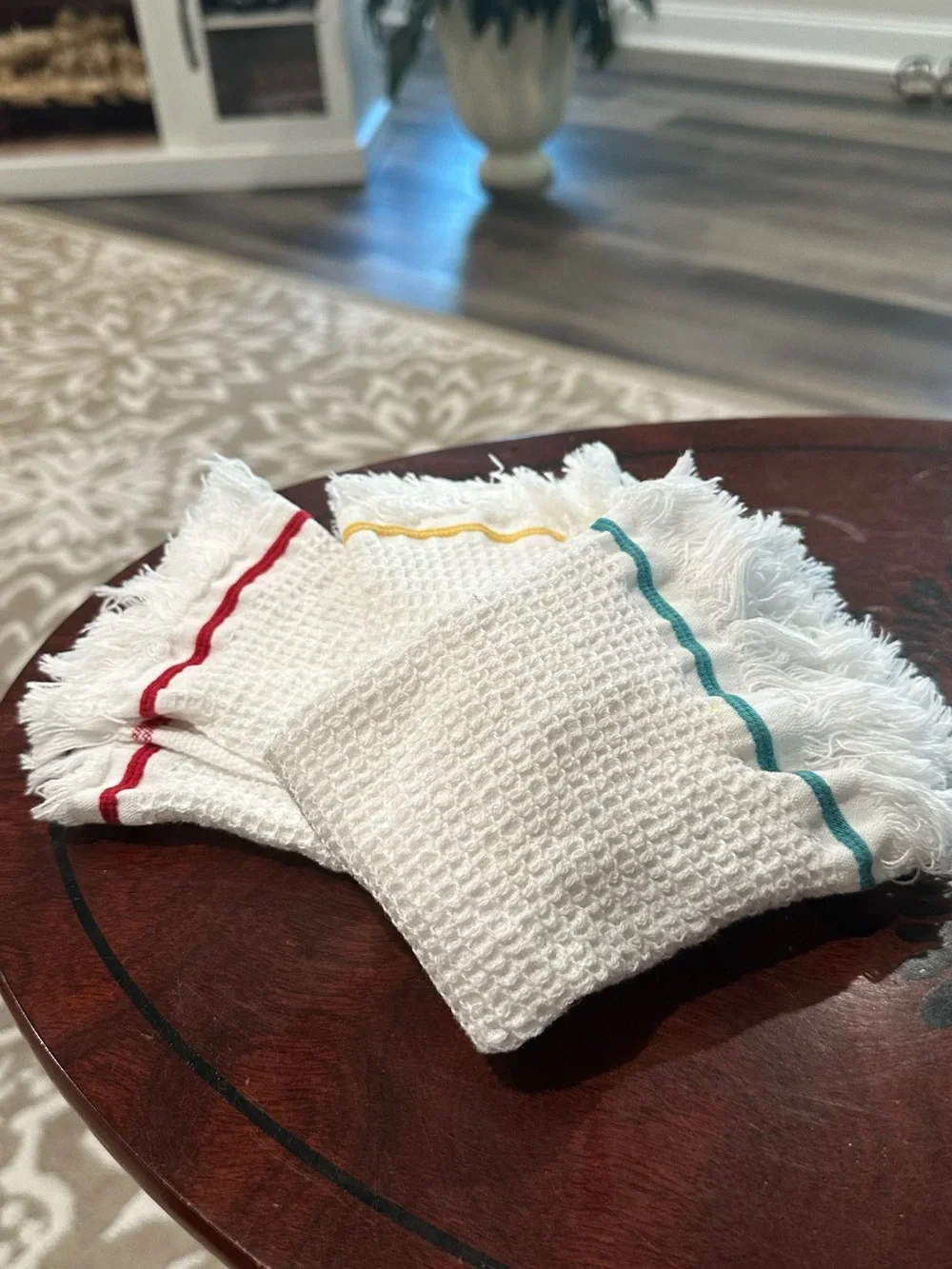 3 Rare The Pioneer Woman Waffle Dash Wash small Cloths Towels NWOT!